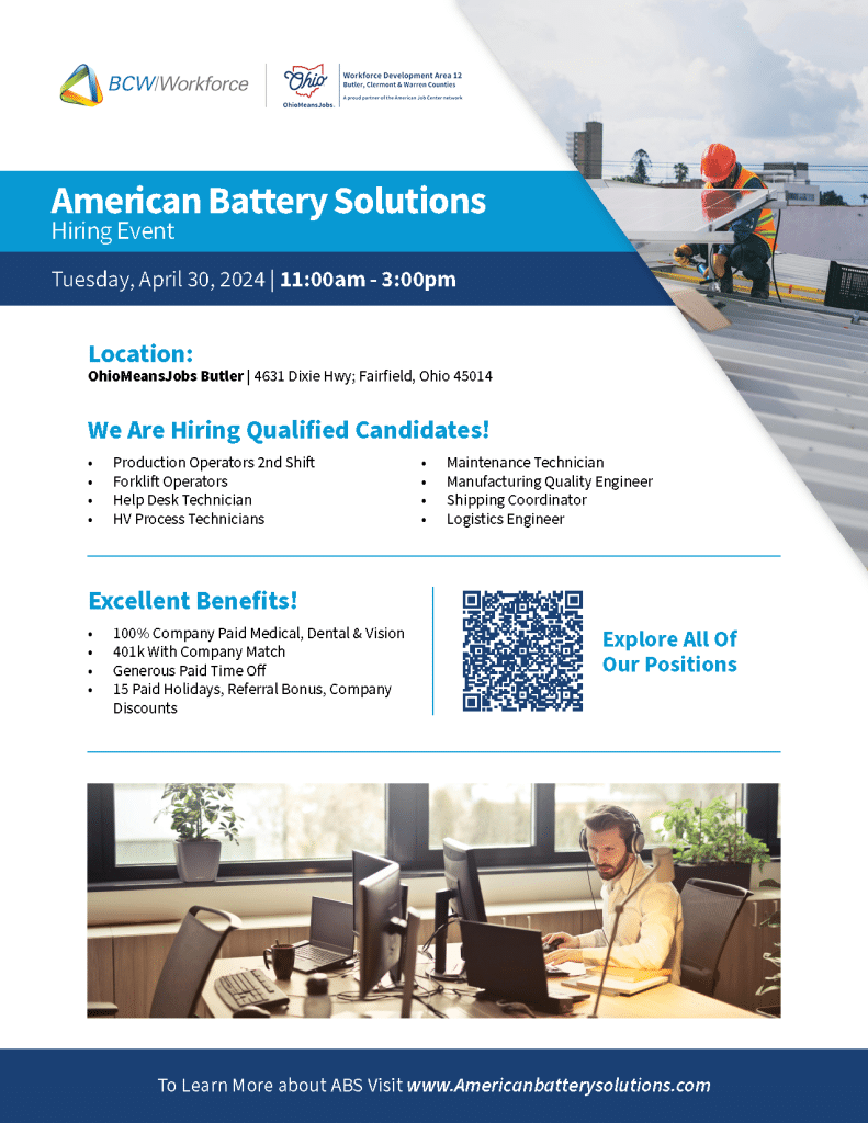 BCW_Hiring Events_American Battery Solutions